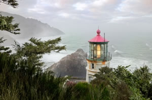 oregon coast heceta head lighthouse