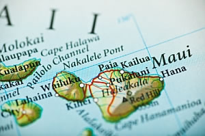 map of maui hawaii